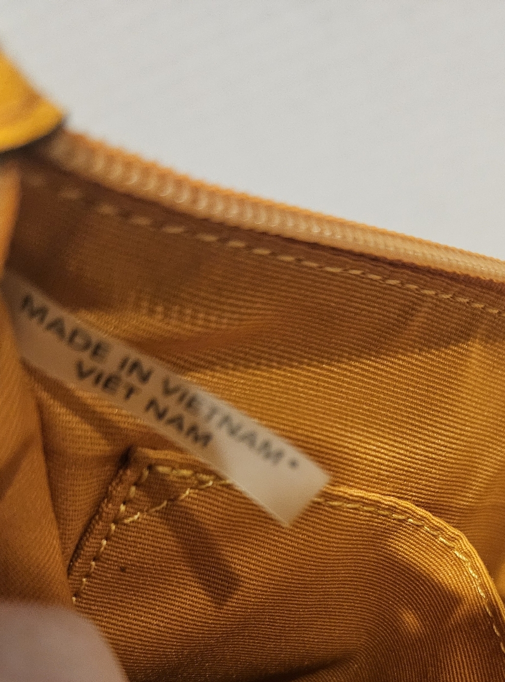 Coach Darcy Mango Leather Lion Appliqué Pouch Wristlet Clutch Novelty Rare - Picture 6 of 9